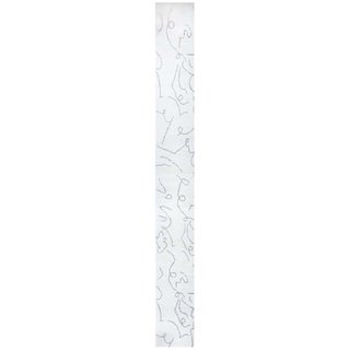 Modern Art Deco Style Hand-Knotted Wool and Silk Runner by Doris Leslie Blau For Sale
