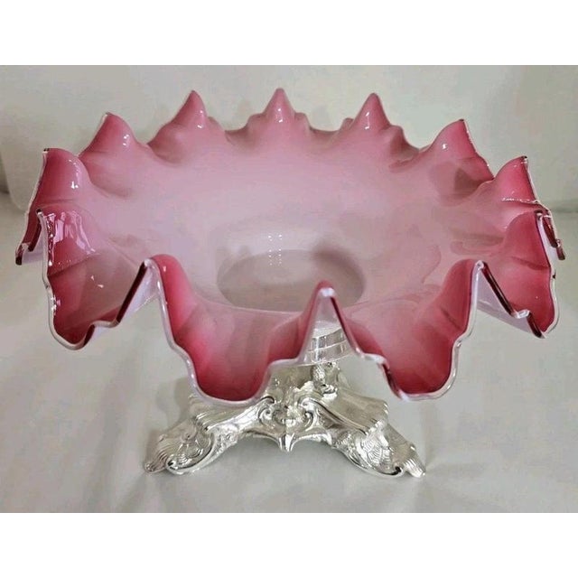 Sterling Silver and Glass Centrepiece by Hugh Crawshaw, 1995 For Sale - Image 11 of 18