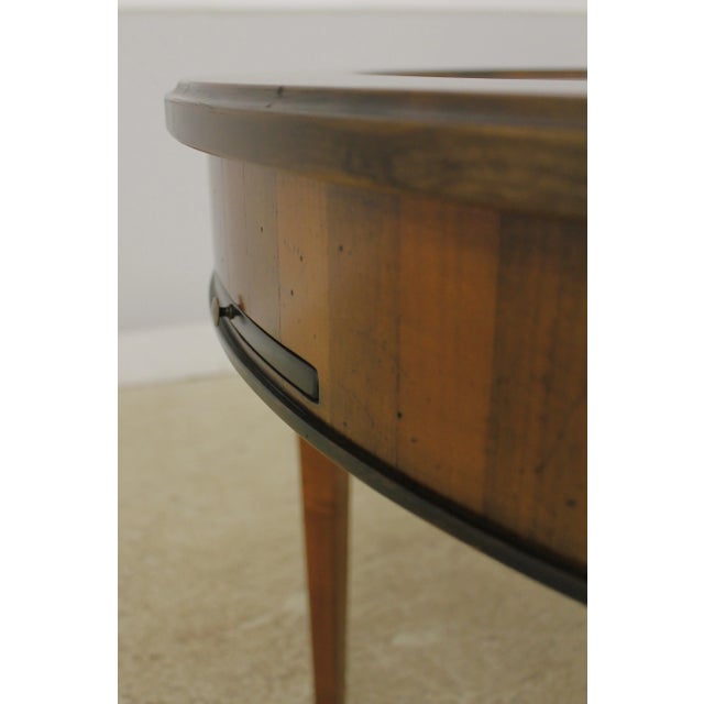 Stone Round French Louis XVI Style Marble Top Center Table For Sale - Image 7 of 13