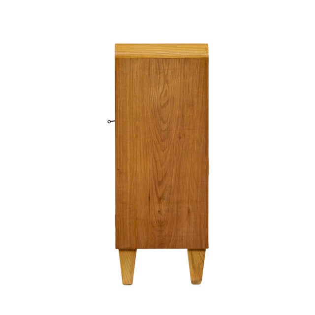 Wood Mid-Century Swedish Burr Elm Low Open Bookcase, 1950 For Sale - Image 7 of 10