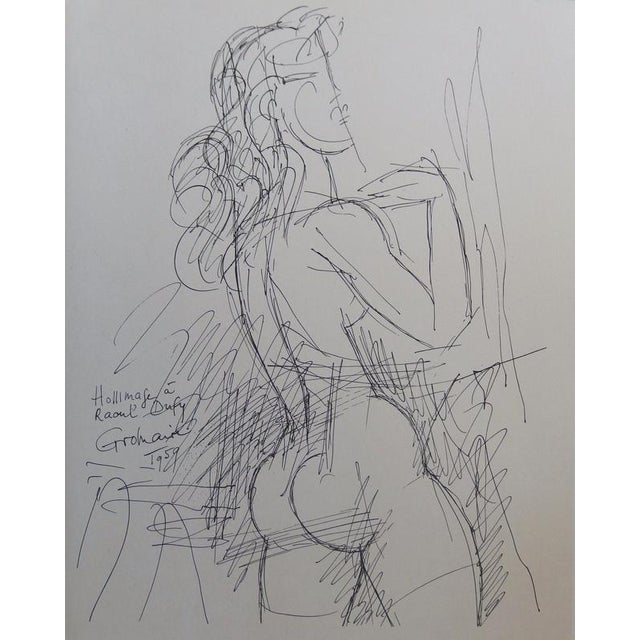 Marcel Gromaire, Modèle de profil, Lithograph For Sale - Image 4 of 4