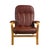 Mid 20th Century Mid 20th Century Danish Modern Bentwood Leather Armchair For Sale - Image 5 of 6