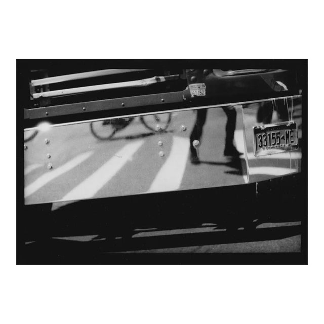 Untitled #24 (Self Portrait on Truck) from New York, Black and White Photograph, 2017 For Sale