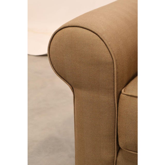 Ethan Allen Upholstered Custom Sectional Sofa With Chaise For Sale - Image 11 of 18