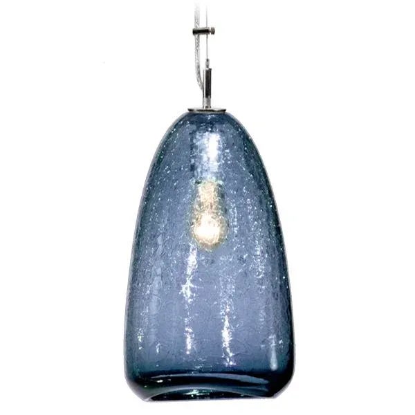 Tempo Summit Pendant Light from the Boa Lantern Collection in Steel Blue For Sale - Image 4 of 4
