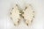 Mid-Century Gold & White Delicate Floral Chalkware, Plasterware - a Pair For Sale - Image 11 of 12
