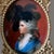 Antique Hand-Painted Georgian Miniature Portrait of Sarah Siddons in Gilt Frame For Sale - Image 3 of 11