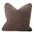 Barbet Chocolate Boucle 20" Down Pillow For Sale