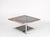 Coffee Table in Chrome, Brass, Burl Wood, and Smoked Glass, Italy, 1970s For Sale - Image 6 of 16