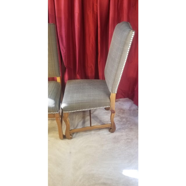 American Ralph Lauren Distressed De Mouton (Sheep) Dining Chairs of 1980s - Set of 2 For Sale - Image 3 of 13