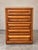 Mid-Century Modern Vintage Bassett Mid-Century Modern Sculptural Walnut Tall Chest of Drawers For Sale - Image 3 of 12