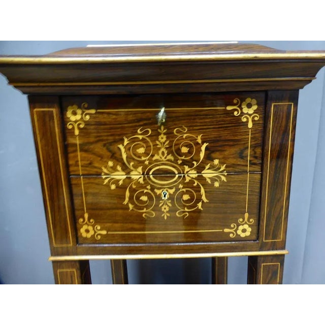 Antique French Rosewood Side Table For Sale - Image 10 of 13