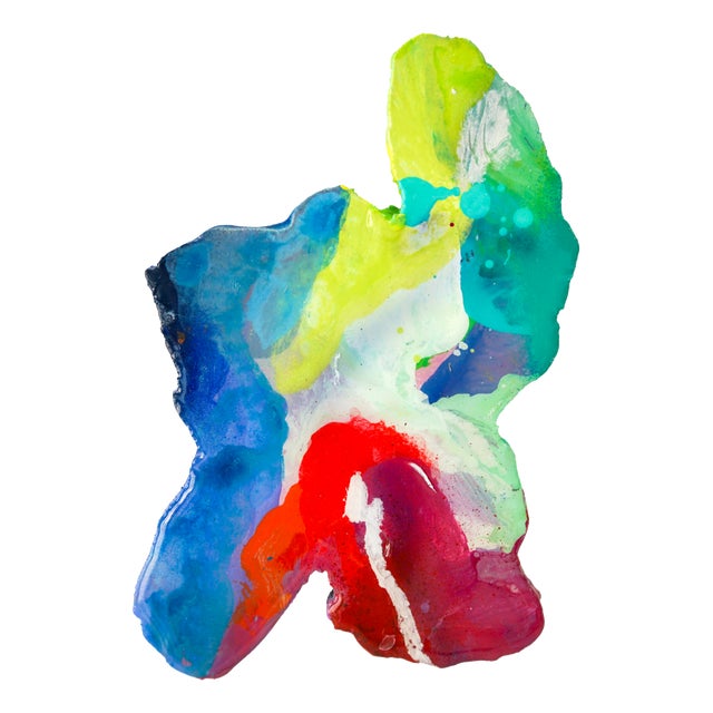 Splatter Abstract Platter #1 Small by Mister Piro For Sale