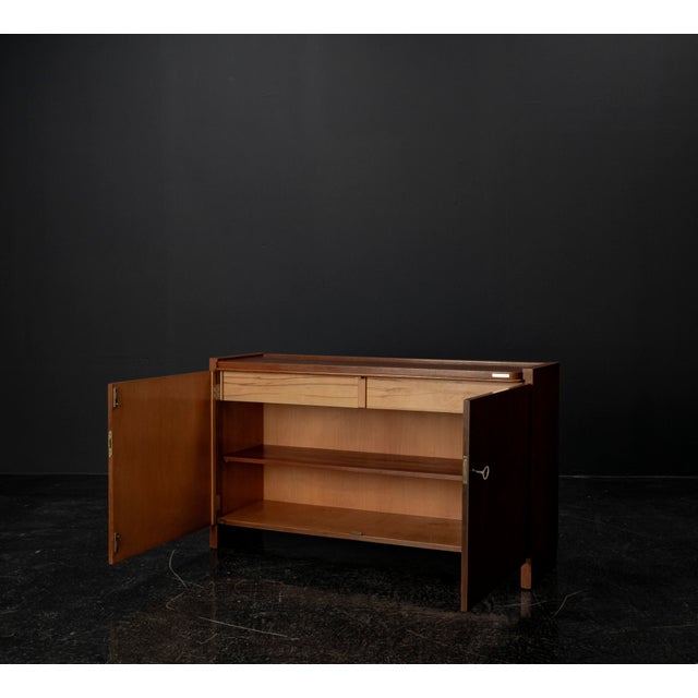 Brown Bauhaus Sideboard by Bruno Paul for Veb Deutsche Werkstätten Hellerau, 1935 For Sale - Image 8 of 18