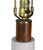Mid 20th Century Danish Modern Style White Ceramic Table Lamp For Sale - Image 12 of 14