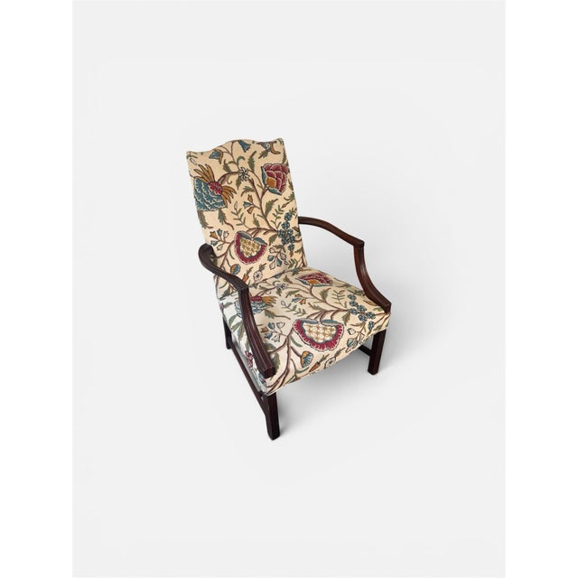 1980s 1980s Hickory Chair Martha Washington Lolling Chair, James River Collection For Sale - Image 5 of 9