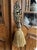 Vintage Large Passementerie Key Tassel With Brass Barrel Key ( Key Is New) Grandmellenial, Hollywood Regency. Traditional For Sale - Image 4 of 4