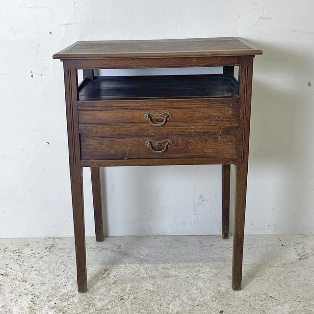 Oak Side Table, 1930s For Sale - Image 3 of 8