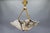 French Art Deco Black & White Veined Alabaster and Bronze Chandelier, 1920 For Sale - Image 18 of 18