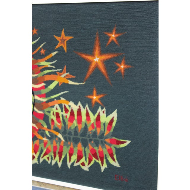 Vintage Bird Tapestry by Elbé, France, 1970s For Sale - Image 9 of 14