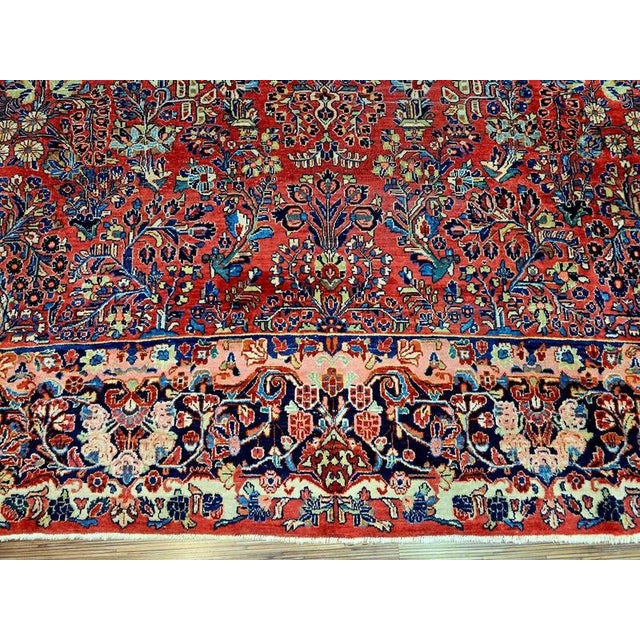 Middle Eastern Rug in Pure Wool For Sale - Image 10 of 11