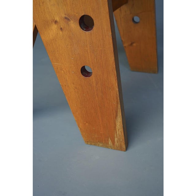 Wood Small Mid-Century French Desk, 1950s For Sale - Image 7 of 17