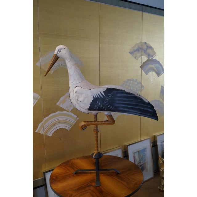 Alsace area. 1m high. Wonderful and rare decorative object. Good condition. Light loss of paint and wear that gives this...