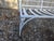 Vintage Wrought Iron Outdoor Patio Loveseat/Settee For Sale - Image 9 of 9