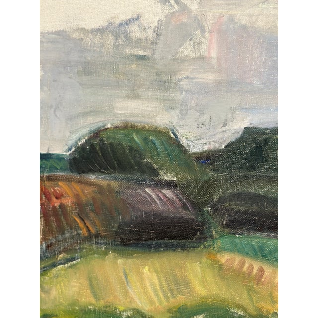 Wilgot Olsson, Orust, 1960s, Oil Painting on Canvas, Framed For Sale - Image 6 of 17