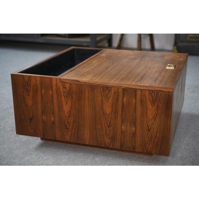 Wood Wooden Bar Coffee Table, 1970s For Sale - Image 7 of 12