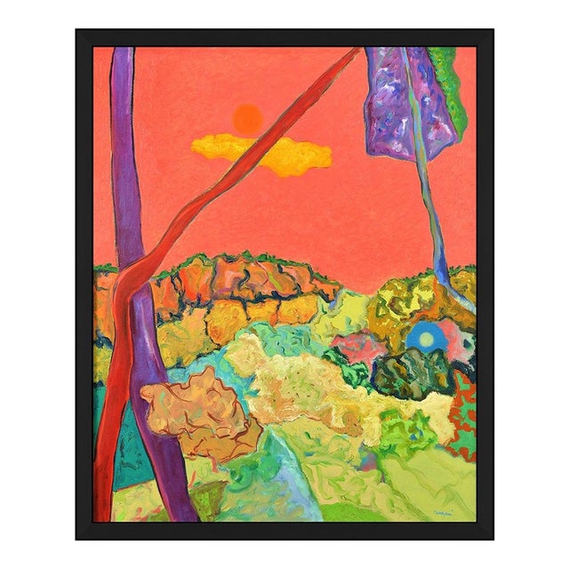 1980s The Sun Looks for the Moon, Morris Barazani For Sale