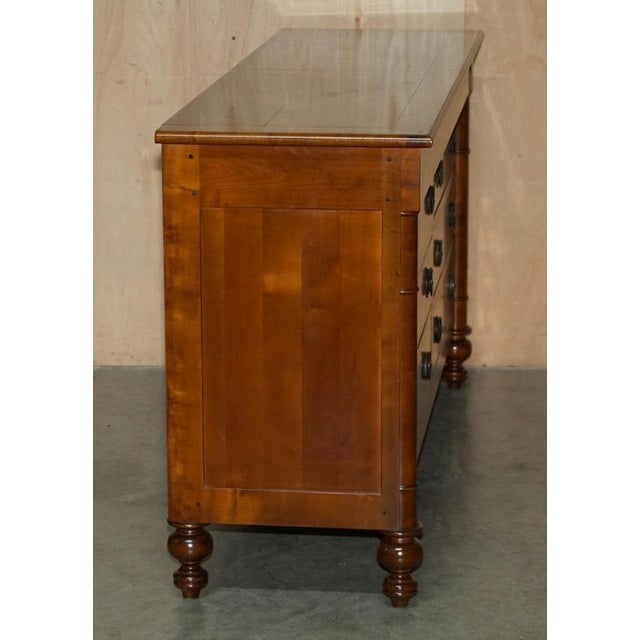 Vintage Grange Paris Cherry Wood Sideboard Bought from Harrods London For Sale - Image 13 of 18