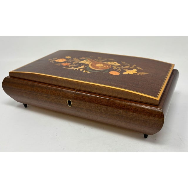 Vintage Jewelry Music Box Made in Italy by Reuge For Sale In Palm Springs - Image 6 of 15