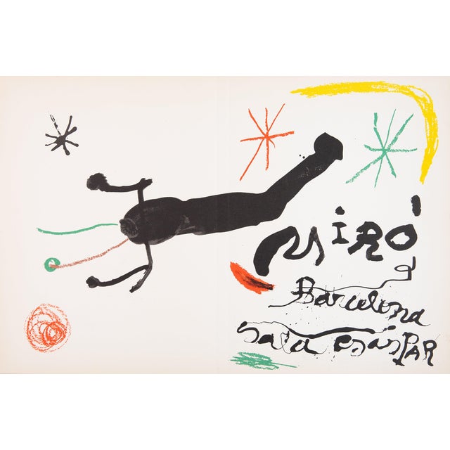 Joan Miro, Barcelona Sala Gaspar 1964, Lithograph For Sale