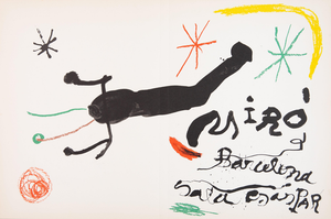 Joan Miro, Barcelona Sala Gaspar 1964, Lithograph