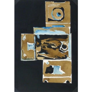 Ink & Watercolor Abstract - Locks For Sale