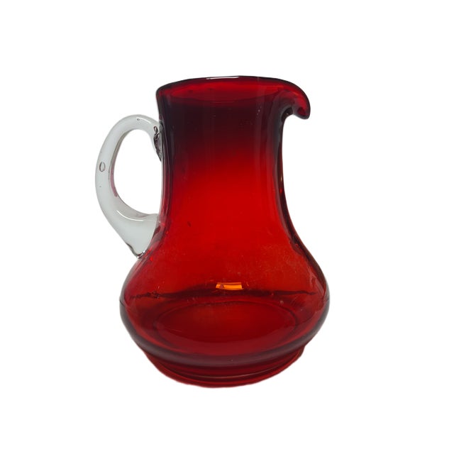 Postmodern Jug from Tarnowiec Glassworks, Poland, 1970s For Sale - Image 6 of 9