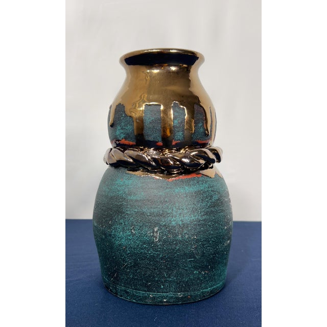Modernist Italian Brutalist "Corda" Gourd Vessel For Sale - Image 9 of 10