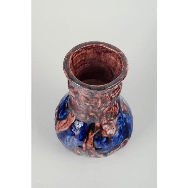 Roskilde Lervarefabrik Handmade ceramic vase, 1920s/30s. Hand-thrown stoneware vase with softly rounded form and...