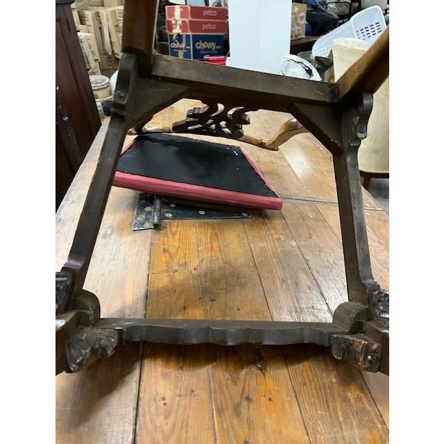 Late 1700s Irish Hand Carved Walnut Chippendale Side Chairs Set of 10 For Sale - Image 13 of 16