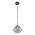 Mid 20th Century Restored Traditional Etched Glass Globe Pendant Light For Sale