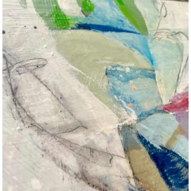 12”x12” Lots and lots of texture and layers. Acrylic, gouache, charcoal, crayon and ink on 1.5” gallery wrapped canvas....
