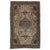 Antique Farahan Sarouk Rug, Handmade Oriental Rug, Ivory, Lt Blue Navy Very Fine For Sale - Image 18 of 18