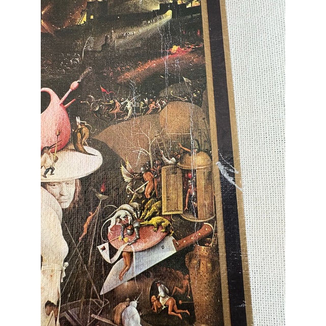 Garden of Earthly Delights Print on Canvas From Spain For Sale In Providence - Image 6 of 12
