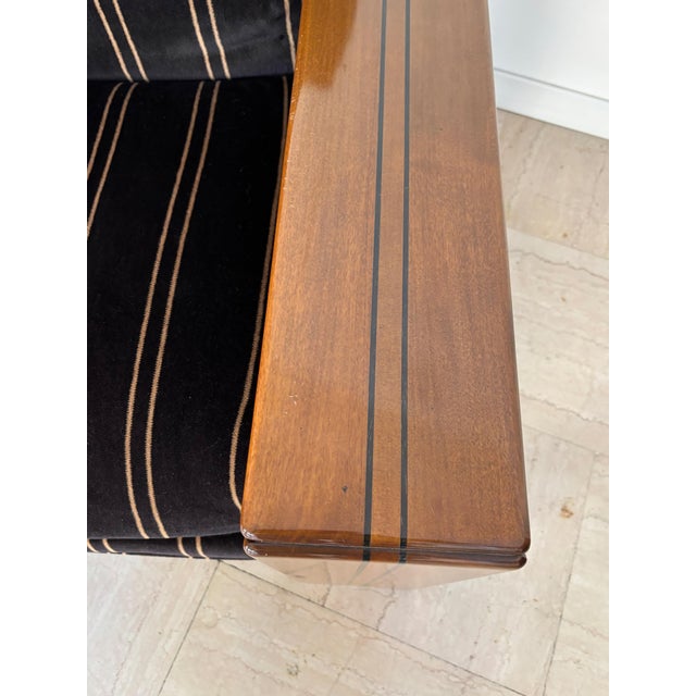 Vintage Italian Artona Chair in Wood and Velvet by Afra & Tobia Scarpa for Maxalto, 1970s For Sale - Image 15 of 17