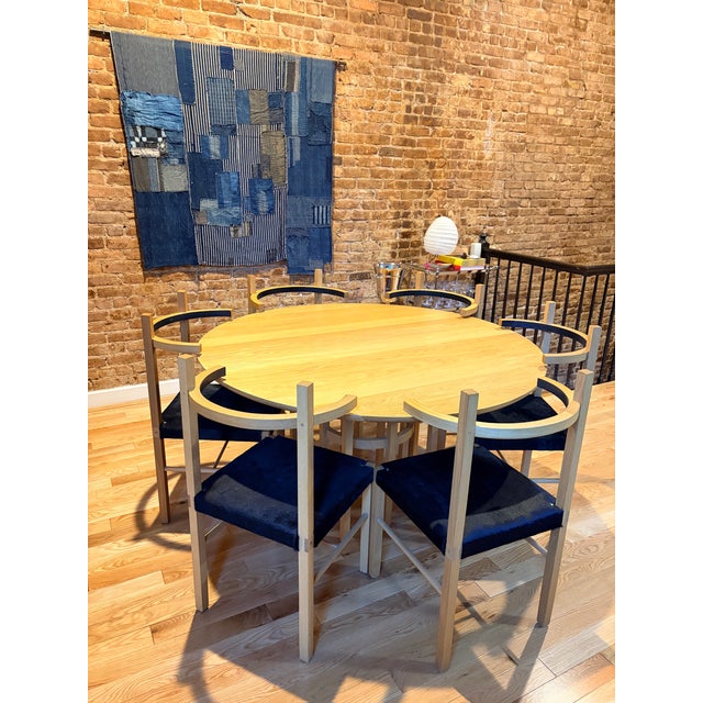 Selling 6 Soren Chairs and 1 Soren Dining Table from Coil + Drift. Only 5 dining sets ever made. About the 6 chairs:...