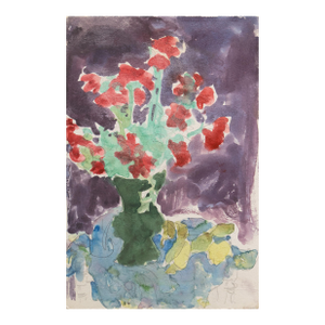 'Sweet Peas' by Victor Di Gesu, Louvre, Paris, Académie Chaumière, Los Angeles County Museum of Art, San Francisco Art Association, Carmel, California