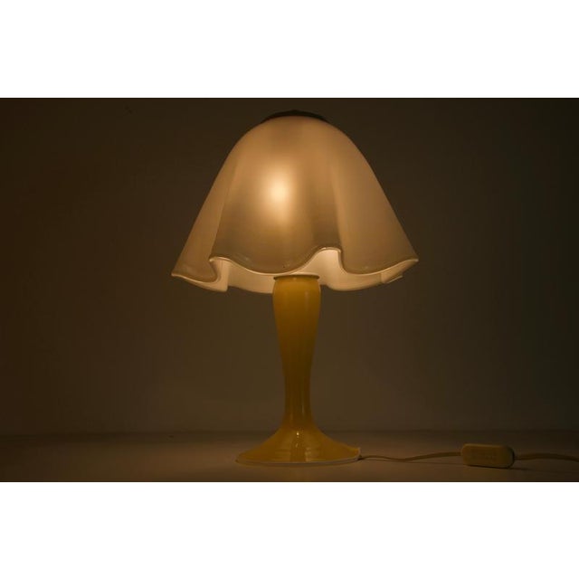 Murano Glass Mushroom Table Lamp, Germany, 1970s For Sale - Image 6 of 8