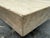 Stone Travertine Reverse Bevel Coffee Table, Vintage For Sale - Image 7 of 12