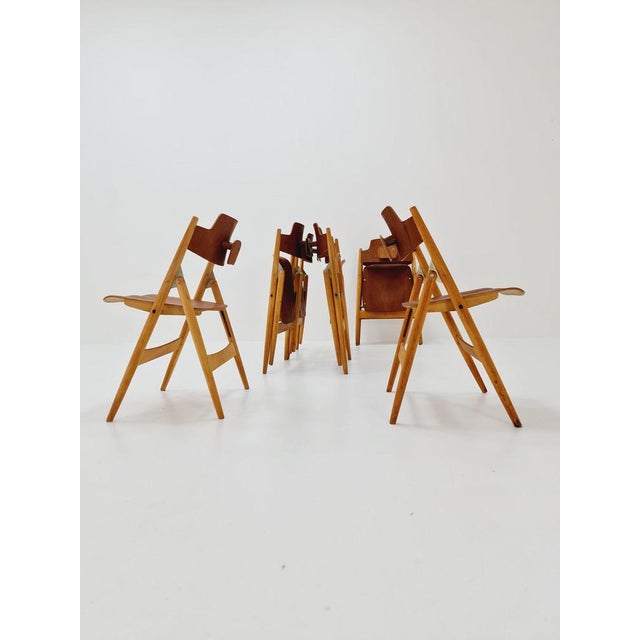 Austrian Folding Chair by Egon Eiermann for Wilde & Spieth, 1950s For Sale - Image 5 of 11
